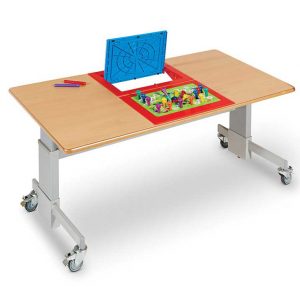 Two person face to face electronic table
